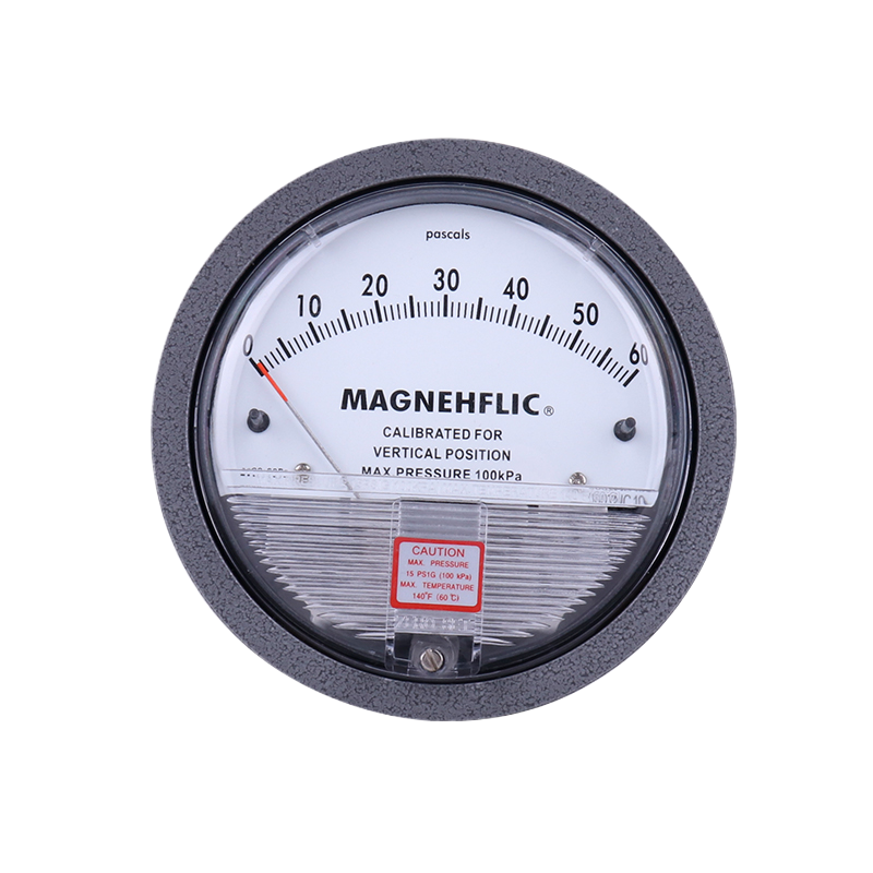 QDB128 Micro Differential Pressure Gauge with Analog Display