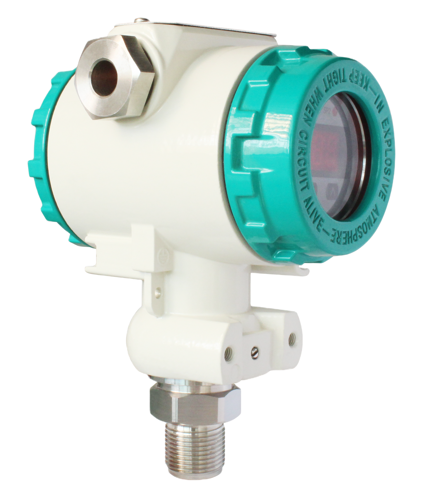 QYK100 intelligent pressure switch with LED display and relay output.