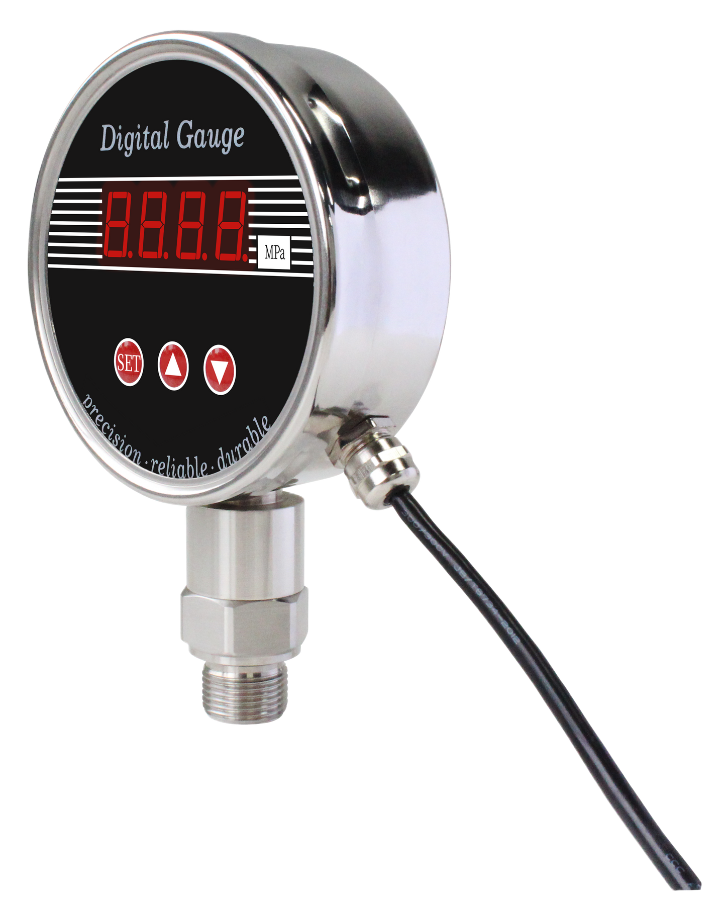 QYK104 Intelligent Pressure Controller with LED Display and Relay Output.