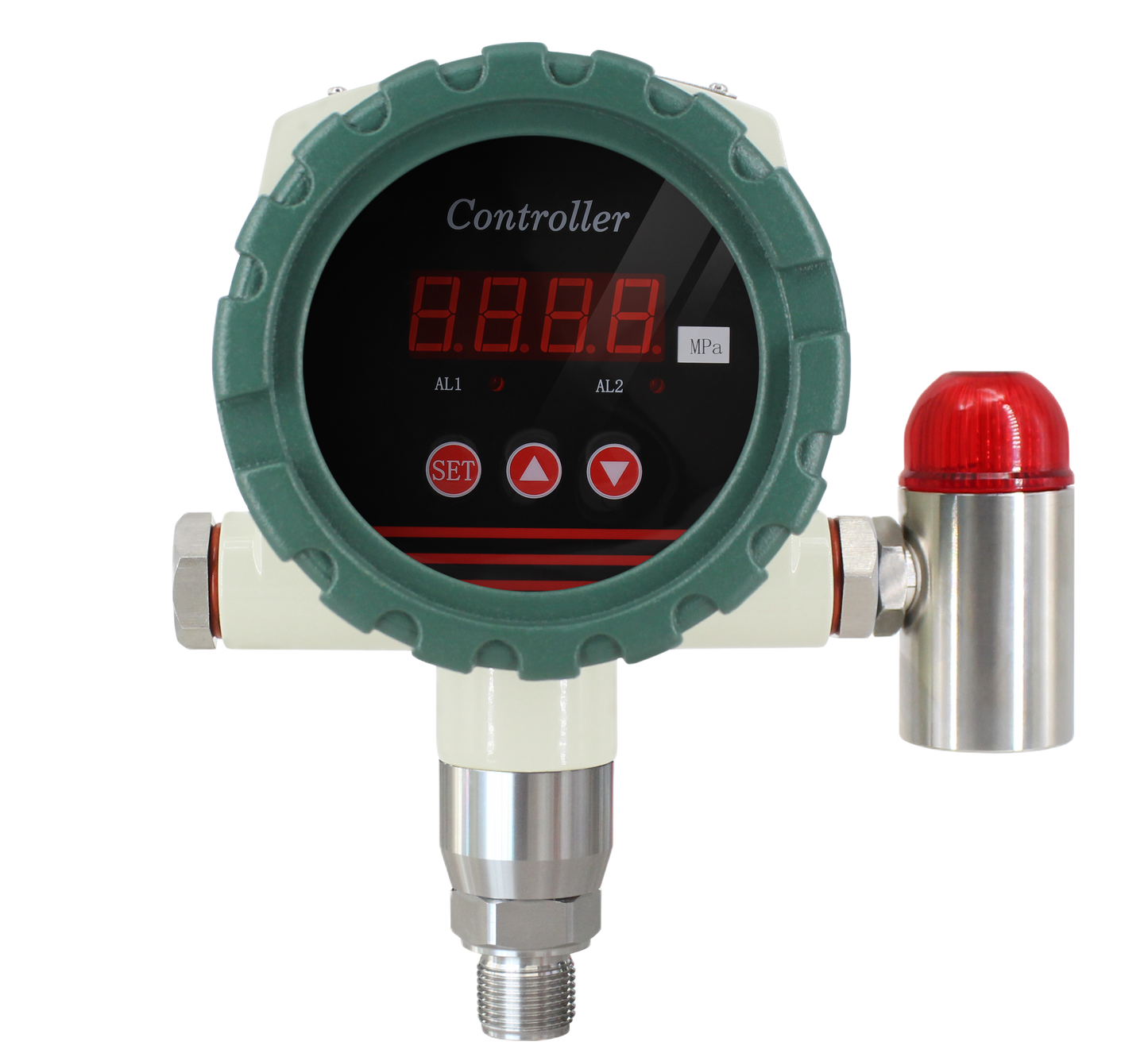 QYK104 Intelligent Pressure Controller with LED Display and Relay Output.
