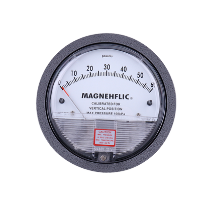 QDB128 Micro Differential Pressure Gauge with Analog Display