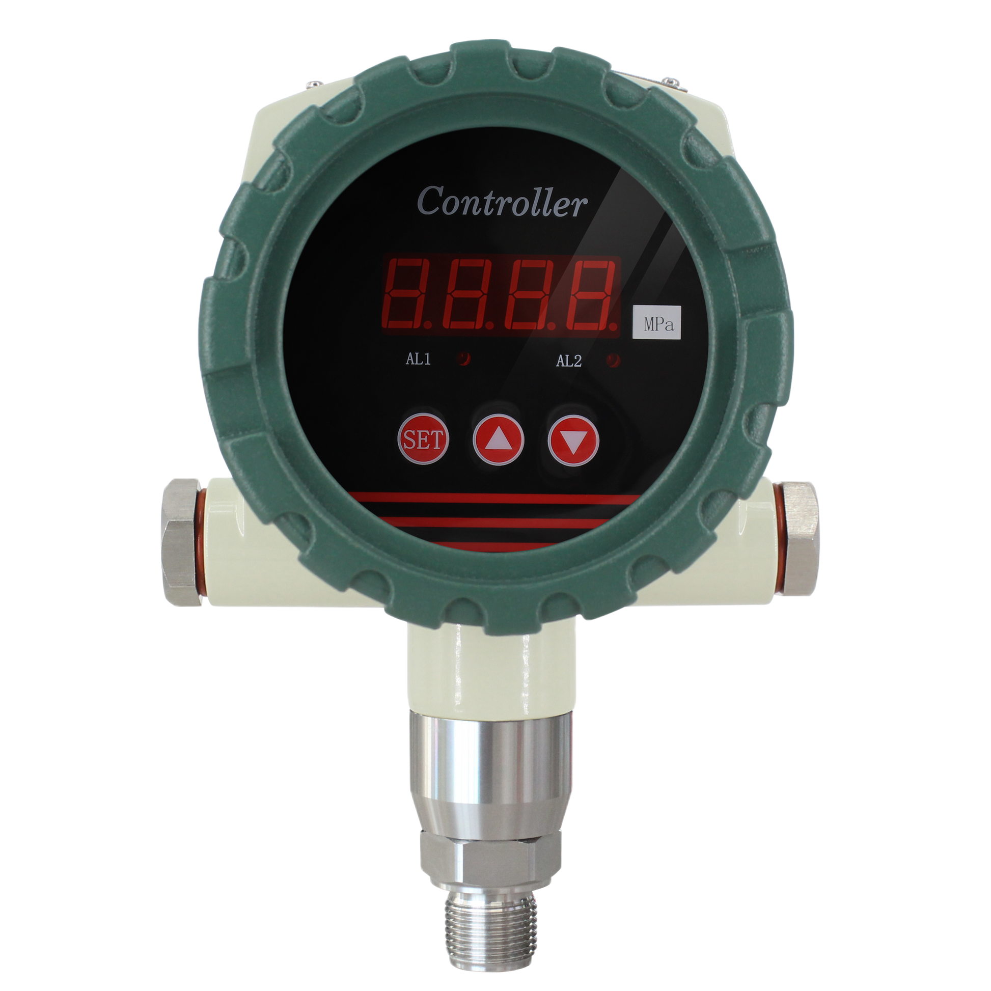 QYK104 Intelligent Pressure Controller with LED Display and Relay Output.