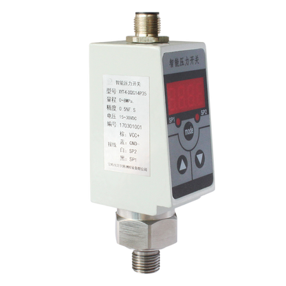 QYK102 intelligent digital pressure switch with LED display and relay output.
